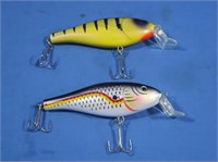 2 Super Shad Type Rattling Lures (looks new) in