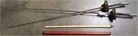 2 FENCING EPEES + POOL CUE