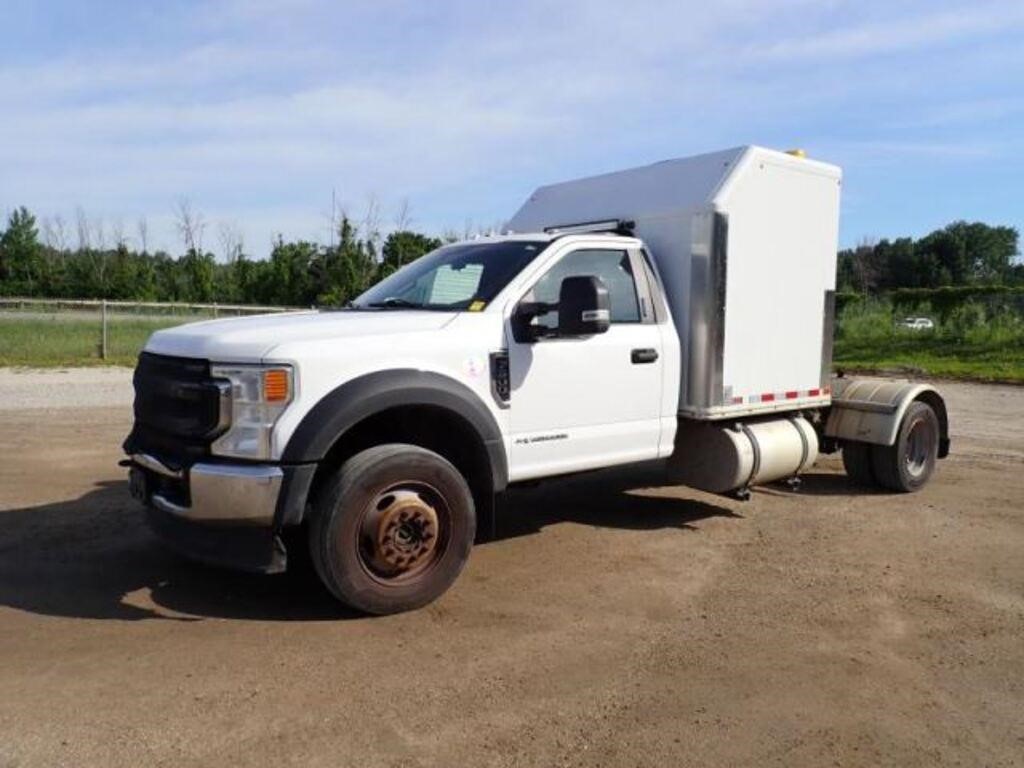 2021 Ford F600 XLT Super Duty 4x4 Sport Chassis 1F