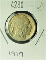 1917 Buffalo Nickel G4 Condition