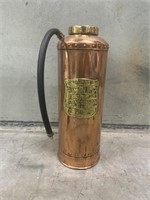 Polished SIMPLEX Copper Fire Extinguisher -