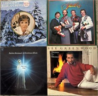 4 - VINYL CHRISTMAS RECORDS