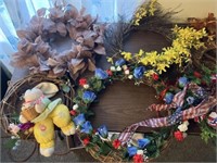 12 various seasonal wreaths