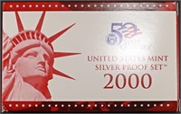 2000 US SILVER PROOF SET