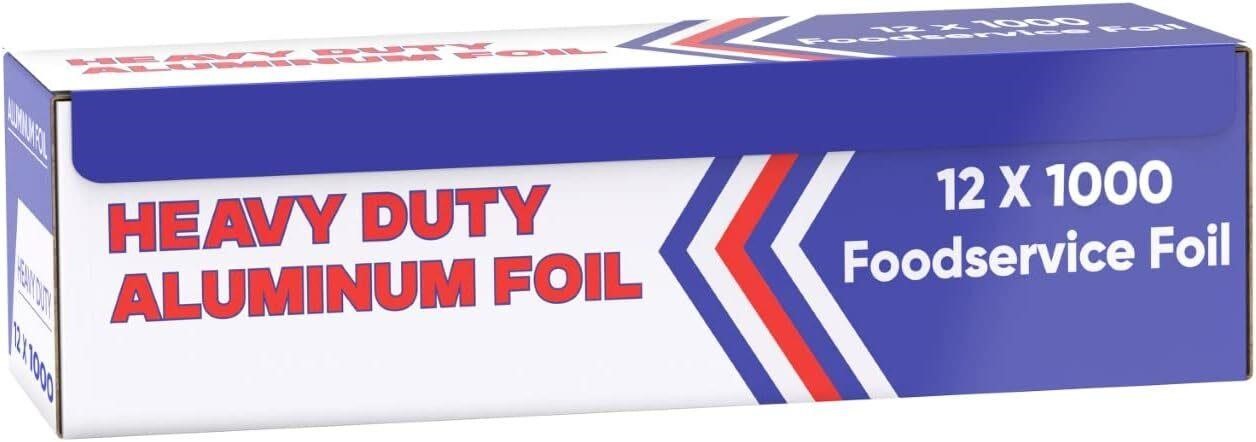 Aluminum Foil (12x1000 ft.) - Heavy Duty Wrap