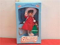NIB Sunrise In America Doll  Christmas
