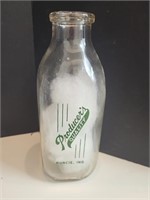 Muncie Indian Producer's Dairy Milk Bottle 1 qt