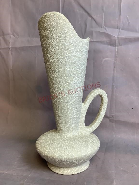 Mid Century Modern Splatter Glaze Pitcher Vase