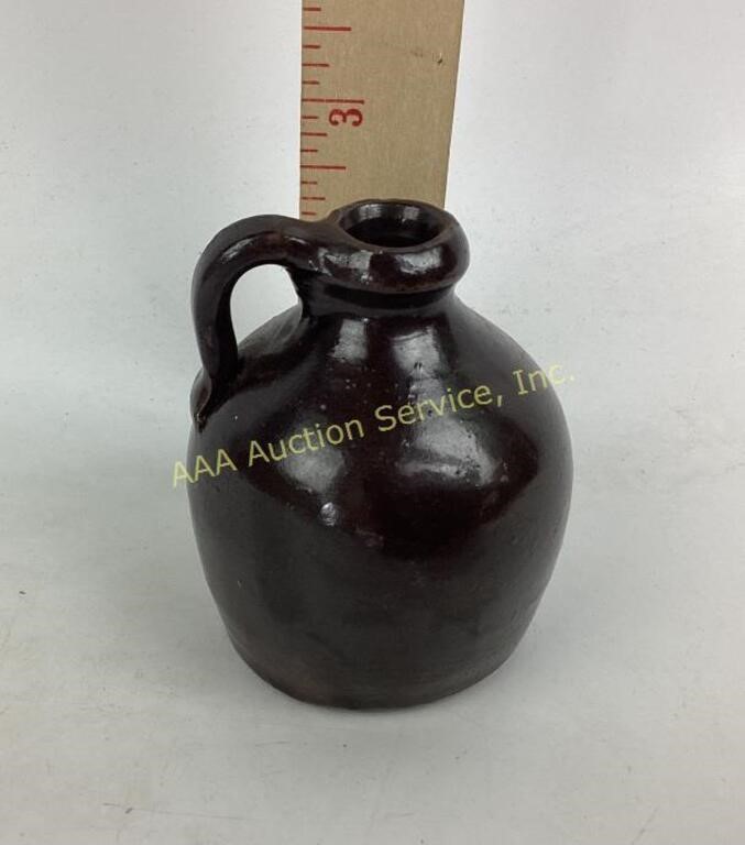 Antique mini stoneware jug