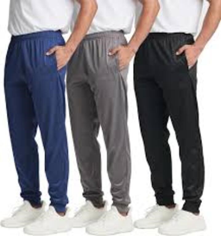 3 Pack Men's Active Athletic Casual Jogger