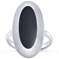 Sterling Silver Black Onyx Ring