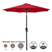 N3032  ABCCANOPY Patio Umbrella 7.5FT Red