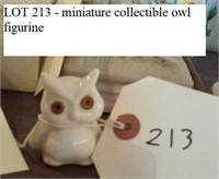 miniature collectible owl figurine
