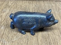 Vintage Cast Iron Pig Bank-Norco Foundry