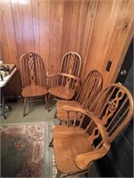High Back Wooden Chairs