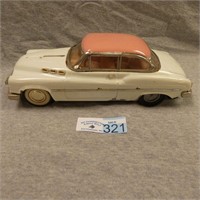 Early Tin Friction Car - 11" Long - some wear