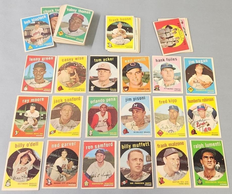 74 1959 Topps Baseball Cards