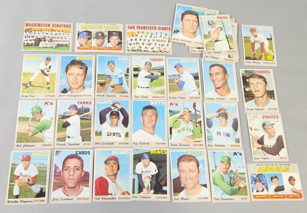 40 1970 Topps High Number Baseball Cards