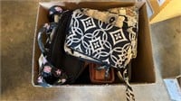 Box Lot of Handbags