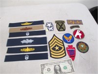 Lot of Assorted Military Patches