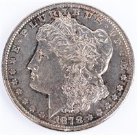 Coin 1878 (Rev. 79) Morgan Silver Dollar XF+