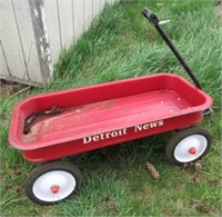 Detroit news red wagon.