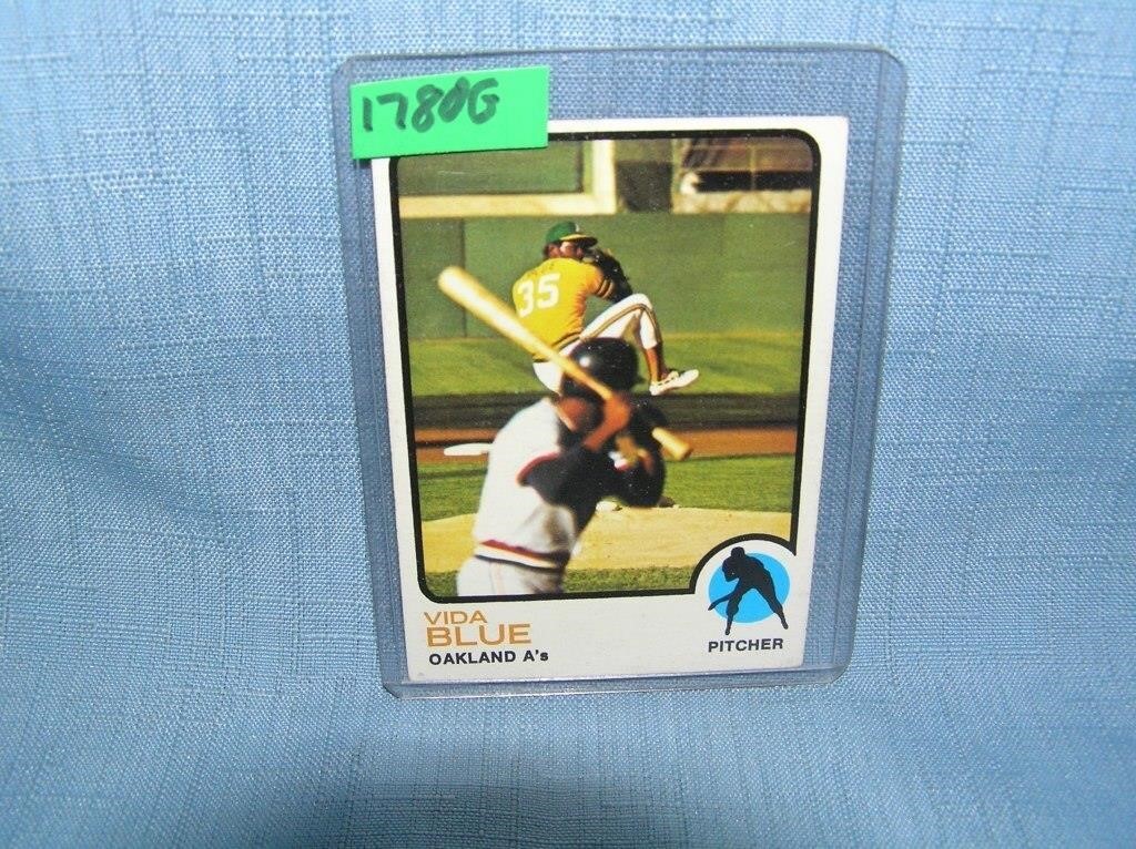 Vida Blue1973 Topps baseball card