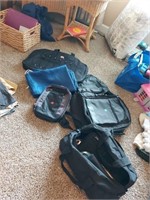 Collection of travel bags and back pack