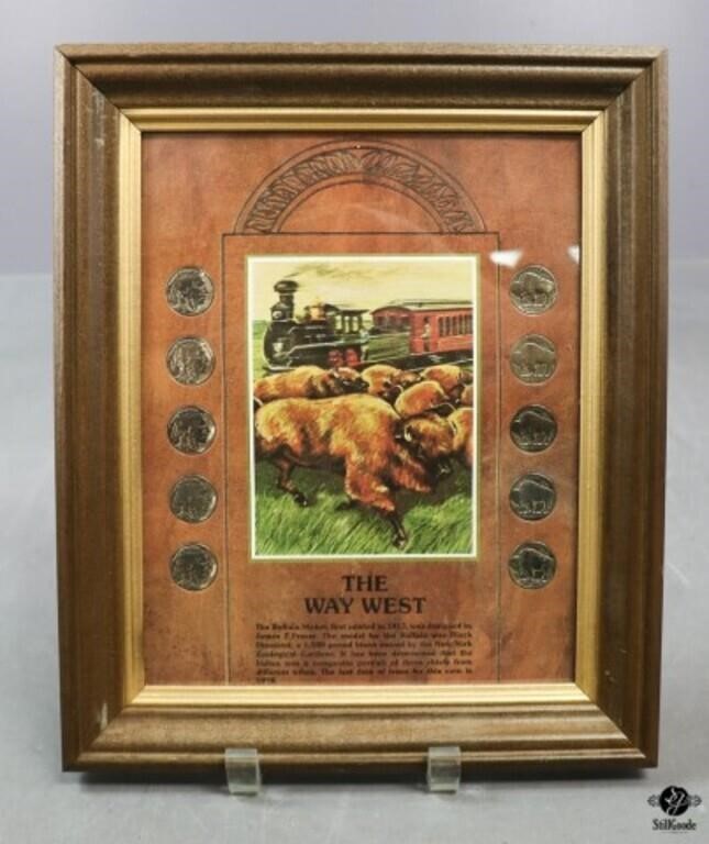 "The Way West" Buffalo Nickel Display