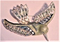 Enamel TC Sea Gull Brooch Pin