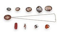 Early Cameo and Coral Jewelry Collection
