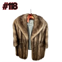 Honey Blond Mink Fur Coat, Excellent