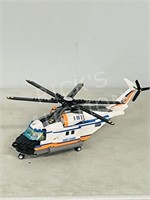 LEGO coast guard helicopter w/ 2 men