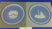 2 Wedgewood Christmas Collector plates