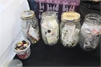 Lot of Jars & Contents