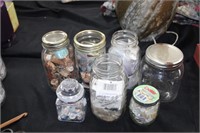 Lot of Jars & Contents-All for one money!