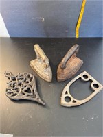 Cast Iron Irons and Trivets