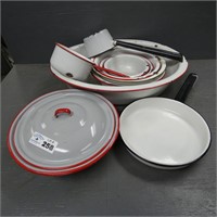Lot of Assorted Enamelware