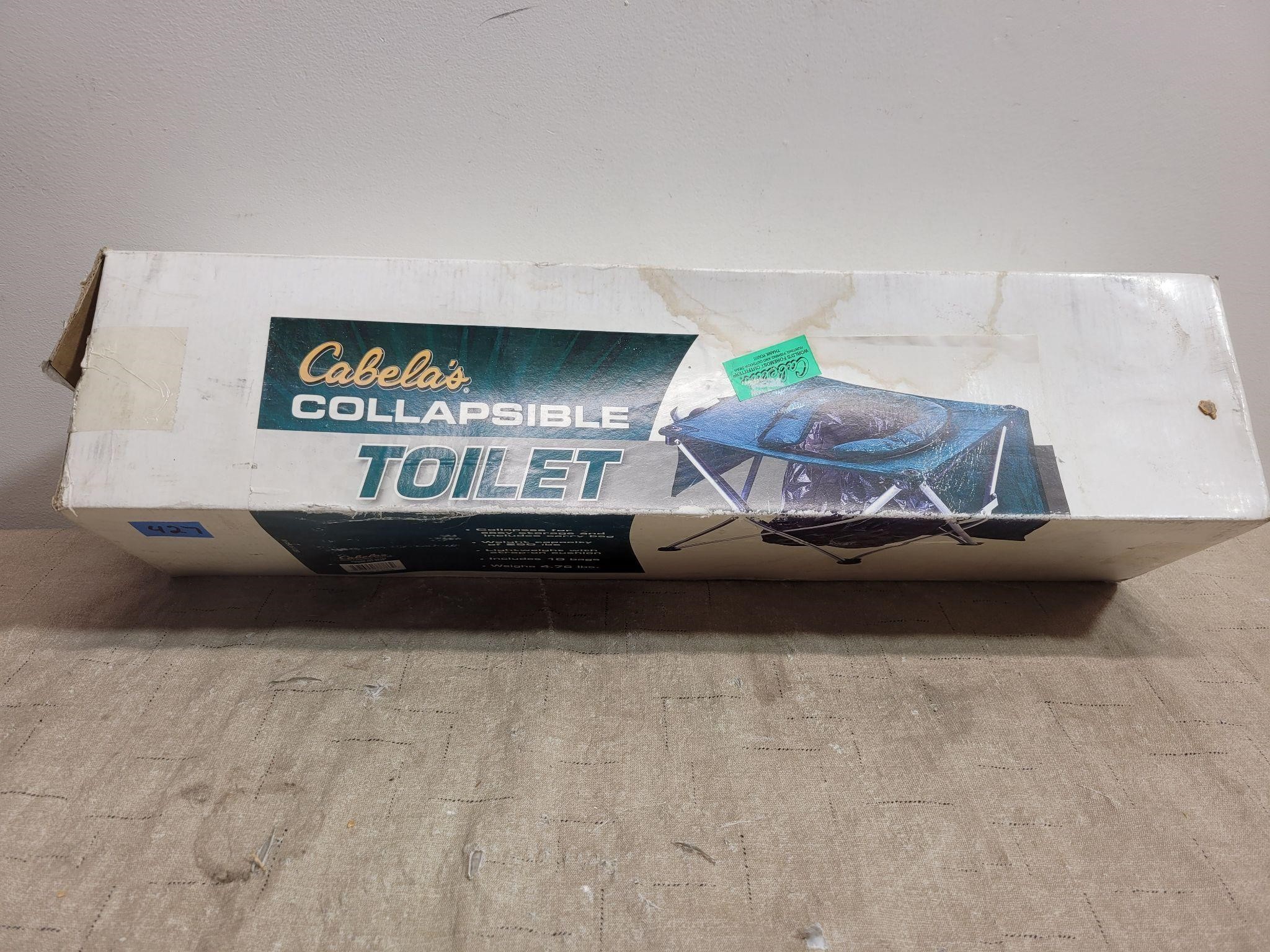 NOS Cabelas Collapsible Toilet