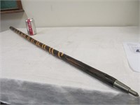 Long carved walking stick
