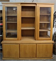 Large Oak Storage Cabinet