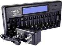PALO 12 Slots AA AAA Battery Charger