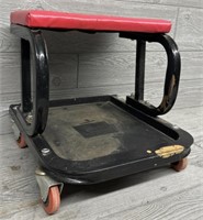 Seated Work Stool On Wheels