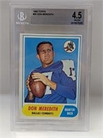 1968 Topps #25 Don Meredith BGS 4.5