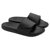 Bench Men's 12 Comfort Slide Sandal, Black 12