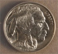 1929 S 5-Cent Nickel, Indian Head Buffalo,**