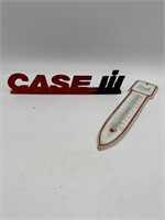Vintage Dual herbicide thermometer Case IH