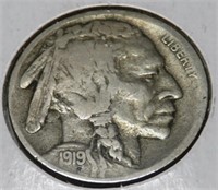1919 d Better Date Buffalo Nickel
