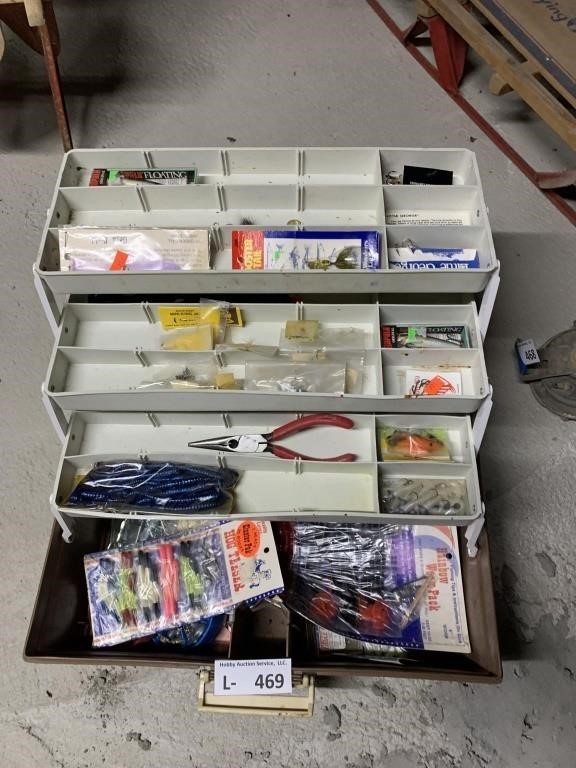 Fishing Tackle Box & Contents