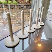 Lot of 5 Marble Paper Towel Holders